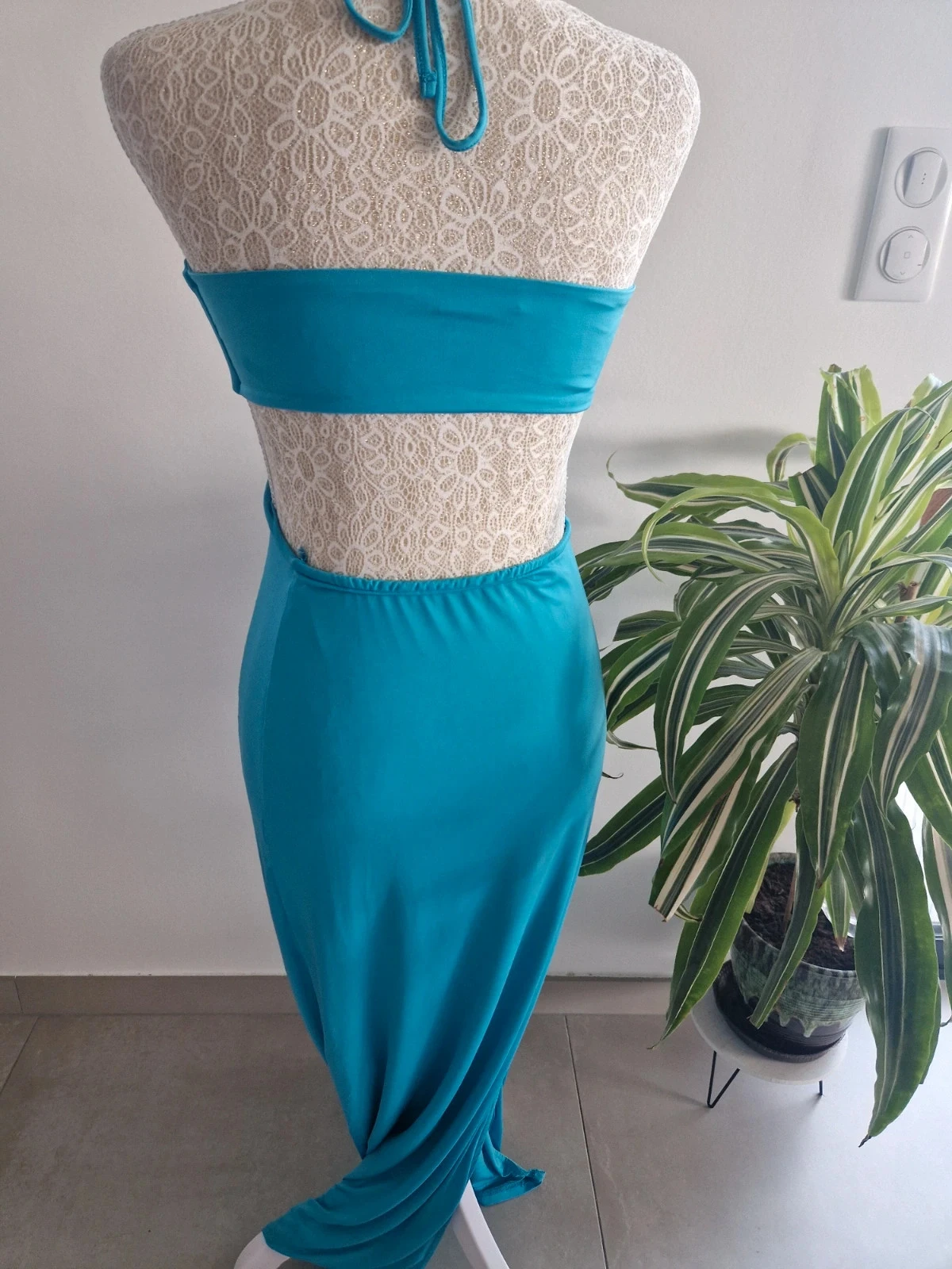 Lang turquoise jurkje - S - Tally Weijl – photo 3